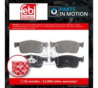 Brake Pads Set fits VAUXHALL VIVARO C, K0 1.5D Front 2019 on 1613260780 Febi New