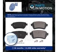 Brake Pads Set fits VAUXHALL VIVARO C, K0 Rear 1.5D 2.0D 2019 on Blue Print New