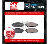 febi bilstein 116286 Brake Pad Set with bolts, 1 unit