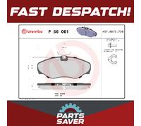 Brake Pads Set fits VAUXHALL VIVARO X83 2.5D Front 03 to 14 Brembo 1605198 New