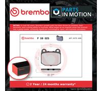 Brake Pads Set fits VAUXHALL VX220 2.2 Front 00 to 05 Z22SE Brembo 4801292 New