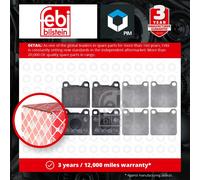 Brake Pads Set fits VOLVO V70 87 Rear 2.0 2.3 2.4 2.5D 95 to 00 B5234T7 270166