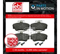 Brake Pads Set fits VOLVO 460 1.6 Front 92 to 96 B16F 3344061 3344787 Febi New
