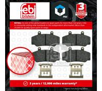 Brake Pads Set fits VOLVO 760 2.8 Front 86 to 91 With ABS 270886 271179 271180