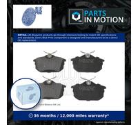 Brake Pads Set fits VOLVO S40 Mk1 Rear 95 to 04 B4204T3 Blue Print 03345678 New