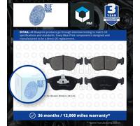 Brake Pads Set fits VOLVO V70 87 2.4 Front 95 to 00 Blue Print 271587 271859 New