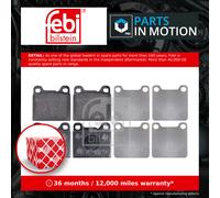Brake Pads Set fits VOLVO V70 87 Rear 2.0 2.3 2.4 2.5D 95 to 00 B5234T7 270166