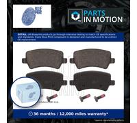 Brake Pads Set fits LAND ROVER FREELANDER L359 Rear 2.0 2.2D 06 to 14 Blue Print