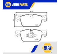 Brake Pads Set fits VOLVO S90 Mk2 2.0 Front 2016 on Brembo 31423651 31423652 New