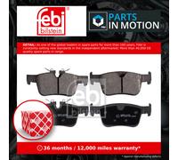 Brake Pads Set fits VOLVO S90 Mk2 2.0D Rear 2016 on 31423653 31423654 31687502