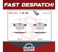 Brake Pads Set fits VOLVO V90 Mk2 2.0 Rear 2016 on Brembo 31400432 31445621 New