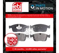 Brake Pads Set fits VOLVO XC60 Mk1, Mk2 2.0 Front 2013 on 31445985 31445986 Febi