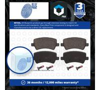 Brake Pads Set fits LAND ROVER FREELANDER L359 Rear 2.0 2.2D 06 to 14 Blue Print
