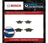 Brake Pads Set fits VOLVO XC70 295 Rear 2.0 2.4 2.5 2.4D 97 to 07 Bosch 272399