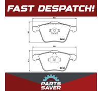 Brake Pads Set fits VOLVO XC90 Mk1 4.4 Front 04 to 10 B8444S Brembo 274331 New