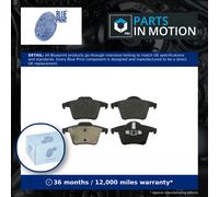 Brake pads Rear Axle ADF124224 BLUE PRINT for VOLVO XC90 I