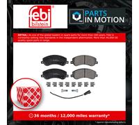 Brake Pads Set fits VW AMAROK 2.0D Front 10 to 22 2H0698151 2H0698151A Febi New