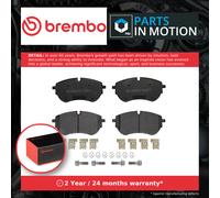 Brake Pads Set fits VW AMAROK 3.0D Front 16 to 22 Brembo 2H6698151 2H6698151A