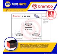 Brake Pads Set fits VW ARTEON 3H, 3H9 Front 1.4 1.5 2.0 2.0D 2017 on Brembo New