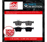 febi bilstein 16995 Brake Pad Set, 1 unit