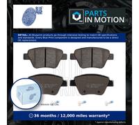 Brake Pads Set fits SKODA YETI 5L 2.0D Rear 09 to 17 Blue Print 2K5698451 New