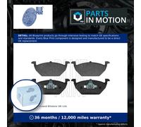 Brake Pads Set fits SEAT MII KF1 Front 1.0 2011 on Blue Print 1JE698151B Quality