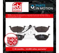 Brake pads Front Axle 16446 FEBI BILSTEIN for SEAT SKODA AUDI VW