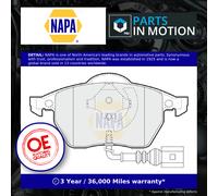 Brake Pads Set fits VW BORA 1J2, 1J6 Front 1.8 2.3 2.8 1.9D 98 to 05 NAPA New