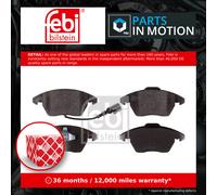 Brake Pads Set fits VW CADDY Mk3 Front 04 to 15 1K0698151 JZW698151B 1K0698151C