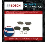 Brake Pads Set fits VW CADDY Mk3 Rear 04 to 15 Bosch JZW698451 1K0698451 Quality