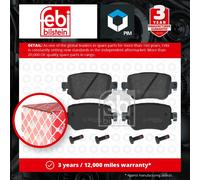 Febi Bilstein 16912 Disc Brake Brake Pad Set Fits Seat Leon 2.0 TSI 4Drive
