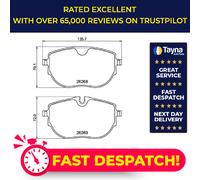 Brake Pads Set fits VW CALIFORNIA T6 2.0D Front 2019 on Brembo 7LA698151 Quality