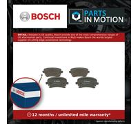Bosch BP1520 - Brake Pads Car Rear Axle - Bosch Quality - Reduced Noise and Dust - ECE-R90 Certified - Copper-Free - 1 Set of 4 Pads