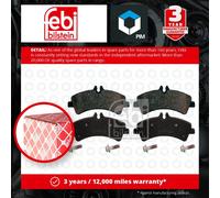Febi Bilstein 16709 Disc Brake Brake Pad Set For Mercedes Sprinter 4,6-T 413 CDI