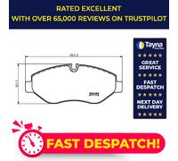 Brake Pads Set fits VW CRAFTER 2E, 2F Front 2.0D 2.5D 06 to 16 Textar 2E0698151