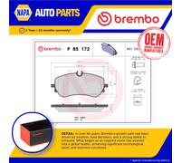 Brake Pads Set fits VW CRAFTER SY, SZ 2.0D Rear 2016 on Brembo 2H6698451 Quality