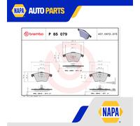 Brake Pads Set fits VW EOS 1F 2.0 Front 06 to 15 Brembo 1K0698151B 1K0698151P
