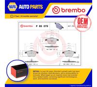 Brake Pads Set fits VW EOS 1F 2.0 Front 06 to 15 Brembo 1K0698151B 1K0698151P