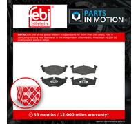 Ferdinand Bilstein Brake Pads Set - SEAT AROSA 6H 1.4 Front 97-04 - With ABS, 6N0698151 (Febi New)