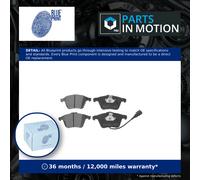 Brake Pads Set fits VW GOLF 5K, Mk6 2.0 Front 09 to 16 CRZA Blue Print Quality