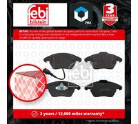 Febi Bilstein 16502 Disc Brake Brake Pad Set Fits VW Touran 1.4 TSI EcoFuel 1.6