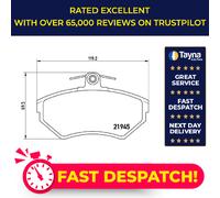 Brake Pads Set fits VW GOLF Mk3 1.6 Front 94 to 02 With ABS Brembo 1HM698151 New