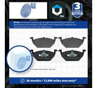 Brake Pads Set fits SEAT MII KF1 Front 1.0 2011 on Blue Print 1JE698151B Quality