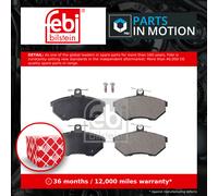 Brake pads Front Axle 16048 FEBI BILSTEIN for VW SEAT