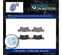 Brake Pads Set fits VW MULTIVAN T7 2.0D Rear 2022 on Blue Print 7T0698451 New