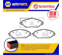 Brake Pads Set fits VW PASSAT 1.4 Front 2015 on Brembo 3Q0698151 3Q0698151C New