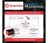 Brake Pads Set fits VW PASSAT 1.9D Front 96 to 05 Brembo 3BD698151 L4B0698151J