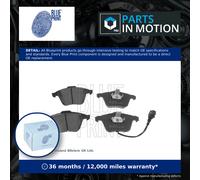 Brake Pads Set fits AUDI S3 8P1, 8PA 2.0 Front 06 to 13 Blue Print 1K0698151B
