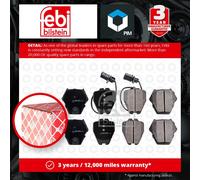 Brake Pads Set Front 116218 Febi 4B0698151D 4B0698151L 4B0698151S 4B3698151 New