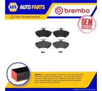 Brake Pads Set fits VW POLO 6N2 1.4D Front 99 to 01 AMF Brembo 1HM698151 Quality